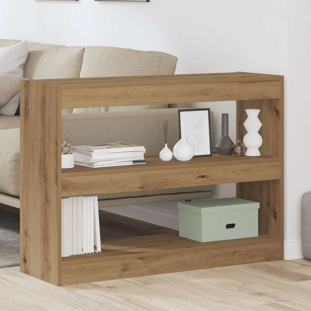 Bookcase Artisan oak 100 x 30 x 72 cm Engineered Wood